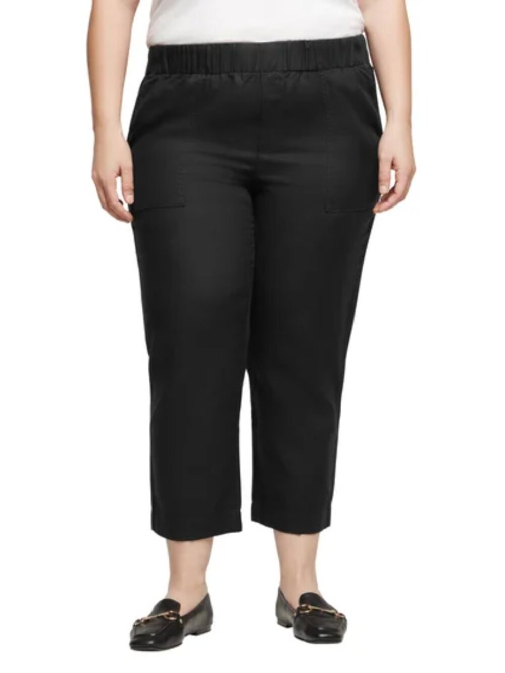 Banana Republic Tapered Crop Pull On Pants | Black | XXL | NWT - Picture 5 of 7